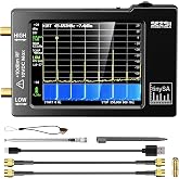 Portable TinySA Spectrum Analyzer,SEESII Upgraded V0.3.1 Handheld Tiny Frequency Analyzer 100kHz to 960MHz MF/HF/VHF UHF Input,Signal Generator with 2.8 inch Touch Screen with ESD Protect Function