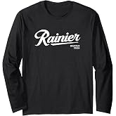 Rainier Style - Pale Logo Long Sleeve T-Shirt