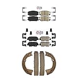 Transit Auto Front Rear Ceramic Disc Brake Pads Kit