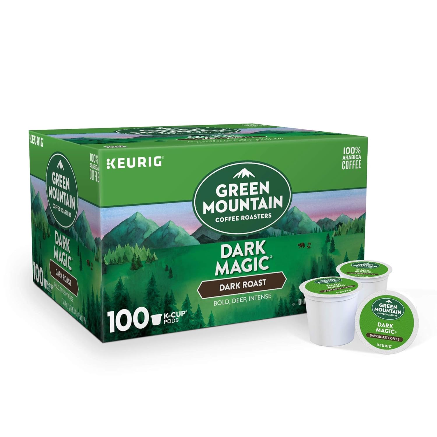 Green Mountain Coffee Roasters Keurig Single-Serve K-Cup pods, Dark Roast Coffee, 40.2 Ounce