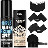 Hair Fiber Water Resistant Spray for Men Hair Fiber Holding Sprays for Black Hairs Extra Hold | Barber Enhancement Sprays for Hair & Beard- Hairline Enhancer & Volumizing Spray Barber Enhancement Card