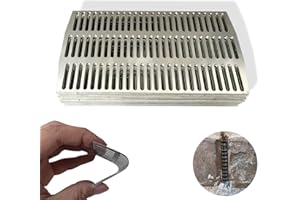 LCGAOYA 30PCS Stainless Steel Brick Weep Hole Covers for Brick Walls，5.5"x2.8" Fire Bricks Can Be Cut or Stacked to Fill Different Size Weep Holes.