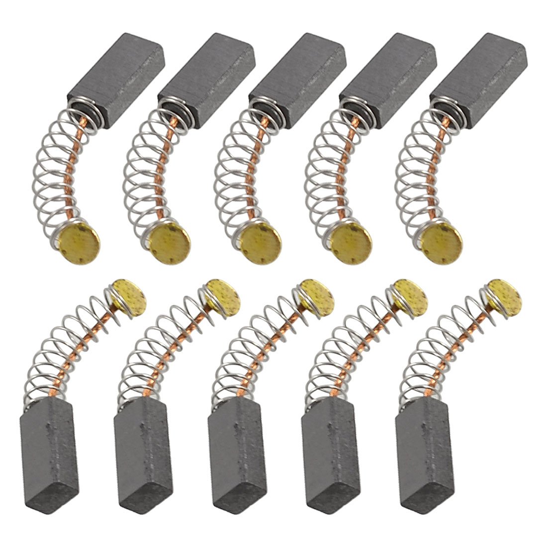 sourcingmap 10 Pairs 12.7 x 5.5 x 4mm Motor Carbon Brushes for Electric Drill — image 1