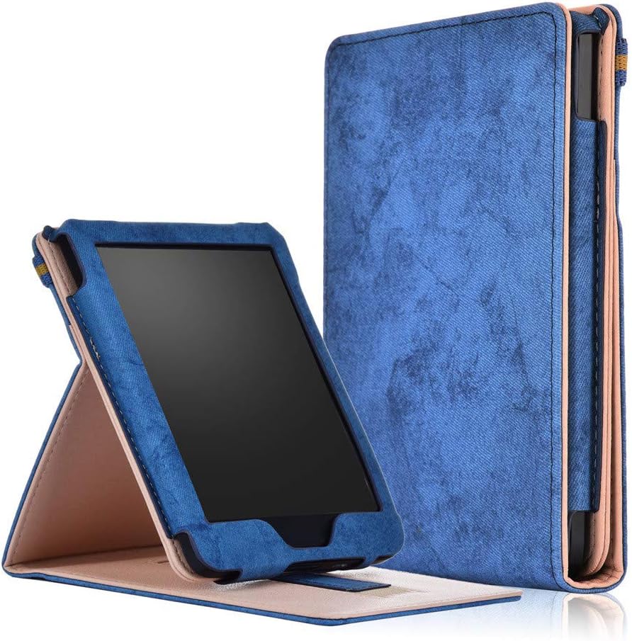 Xindda Case for Kobo Clara HD 6'' 2018 eReader, Auto Wake Sleep Flip Leather Stand Case Cover