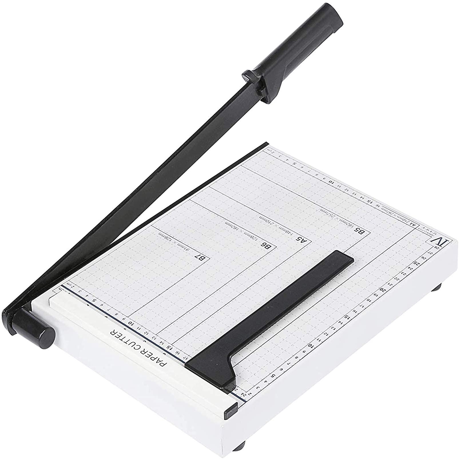 Voluker A4 Paper Cutter Cutting Capacity 10 Sheets Paper for Office School Craft Paper White