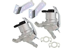 SMMS AUTO PARTS ㅤ SMMS 911-622 2PCS Secondary Air Injection Check Valve with 2 Bracket for Toyota Sequoia 08-09/ Tundra 07-09 4.7L V8 GAS Replaces#25710-50030 25710-50031 25710-50032