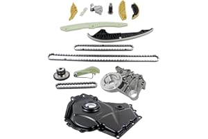 GELUOXI Timing Chain Cover Kit Camshaft Bridge Bracket Replacement for 2009-2015 VW Jetta Golf GTI Passat CC A4 TT 2.0L 06H10