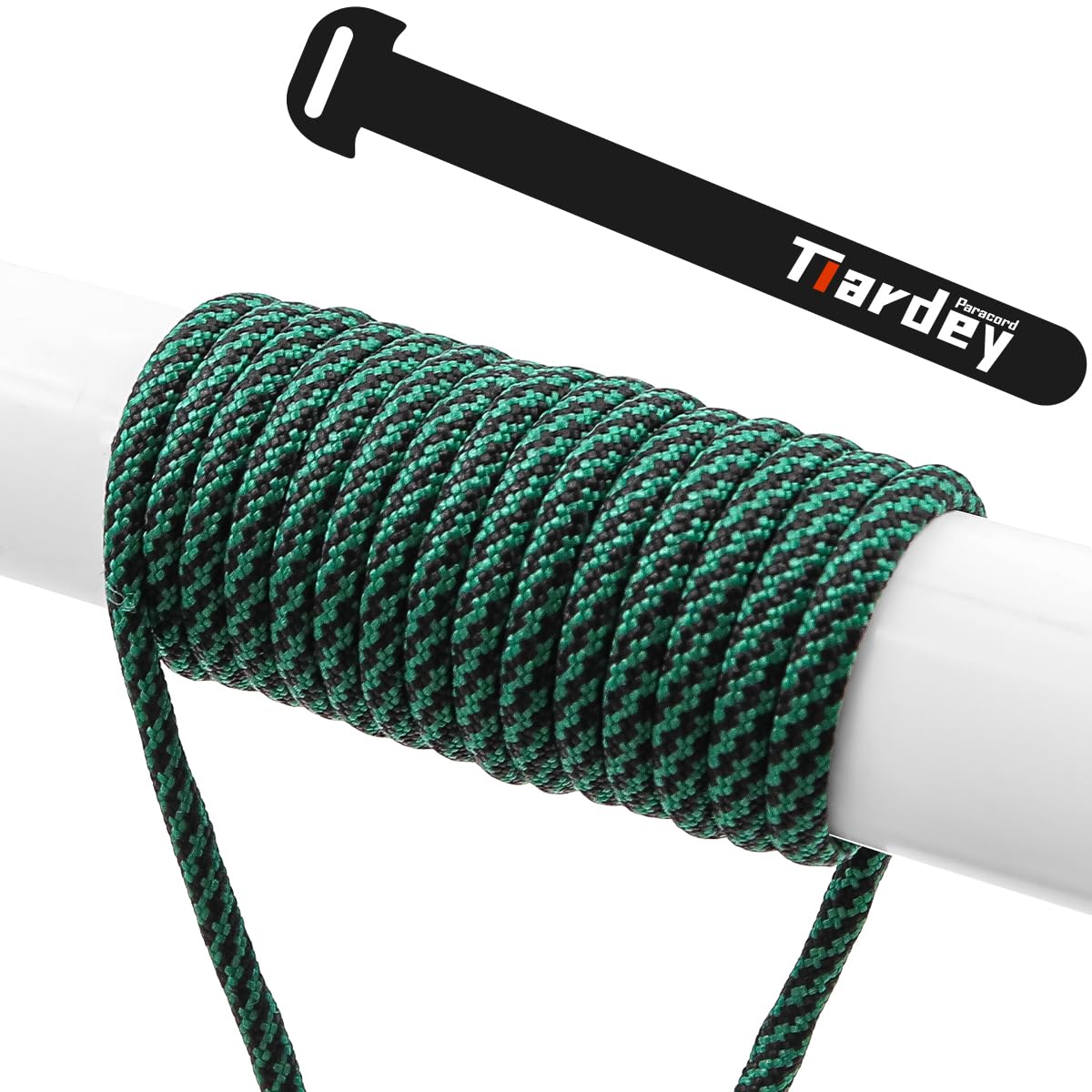 Tiardey PRN-148 Paracord 4mm 100ft (31m) 9 Core Strand,Tear-resistant,Nylon Cord,Mil Spec Type III Paracord,Holds up to 250kg for Outdoor Survival Camping
