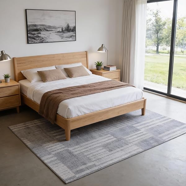 ASH TONAL GRAY THROW RUG 4X6 – WASHABLE NON-SLIP FOLDABLE THIN RUG | RETRO DISTRESSED FLORAL PRINT INDOOR ACCENT CARPET FOR BEDROOM LIVING ROOM BATHROOM