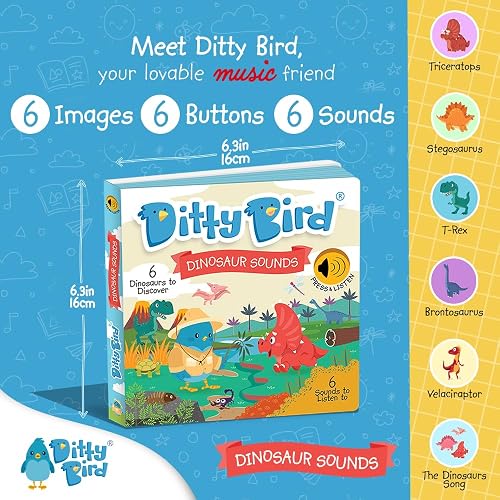Books For 1 Year Old Ditty Bird Colors Sound Book | Musical Learning ...