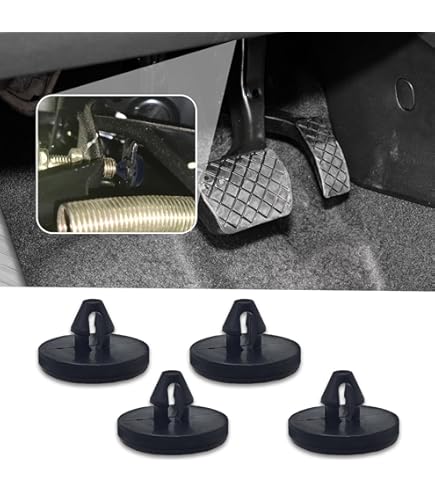 Amazon.com: MEAJOO 5PCS Brake Pedal Stop Pads, Brake Light