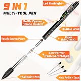 Chipate 9 in 1 Multi Tool Pen Gift for Men Dad Valentine Birthday view 3