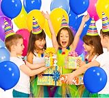 HYKJNBW Royal Blue Balloons 50 Pack 12in Matte Latex Party Decorations view 6