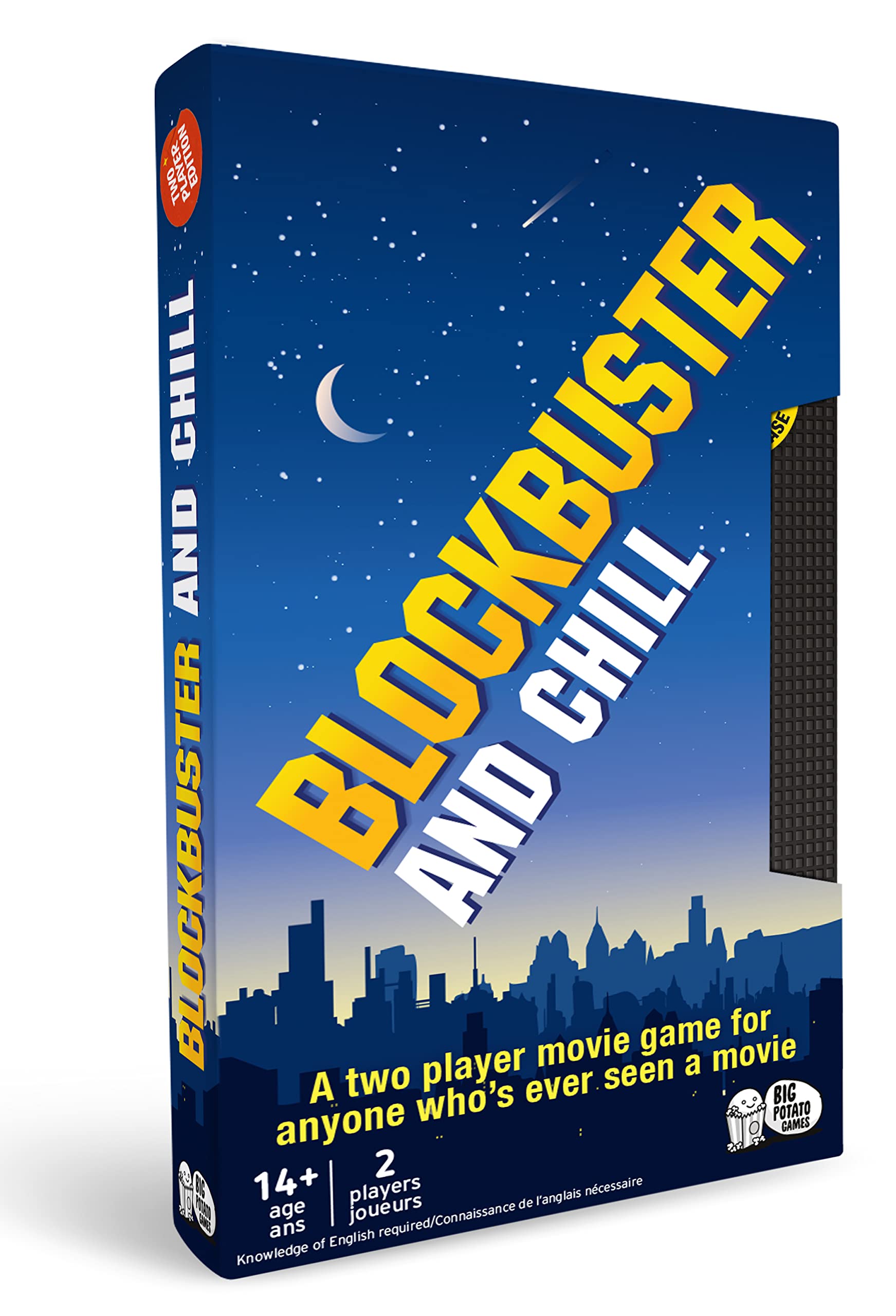 Blockbuster and Chill: 2 Player Board Game For Movie Lovers - Hilarious Board Game For Couples and Friends - For Adults and Teens Age 14+