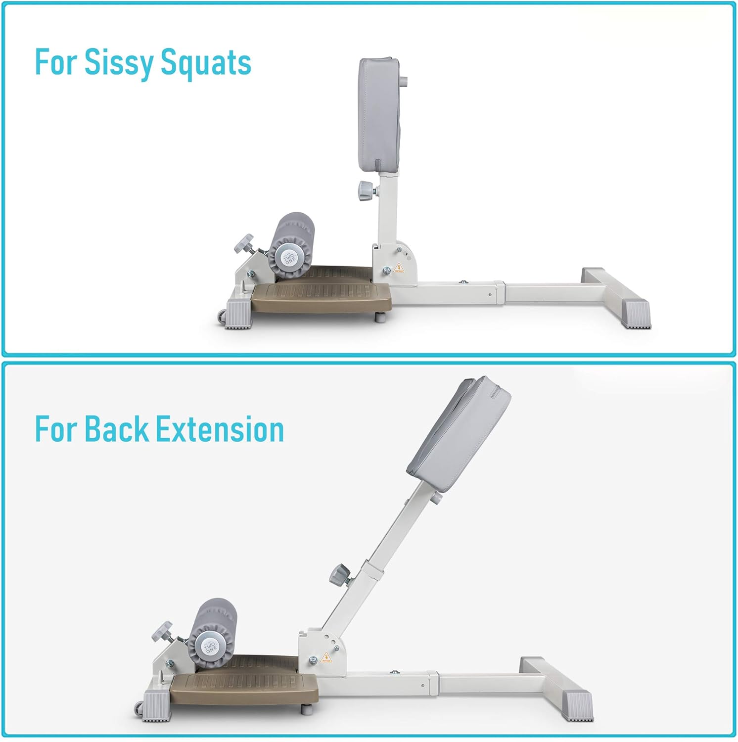 Amazon Com Leikefitness Deluxe Multi Function Deep Sissy Squat Bench Home Gym Workout Station Leg Exercise Machine Beige 00 Sports Outdoors