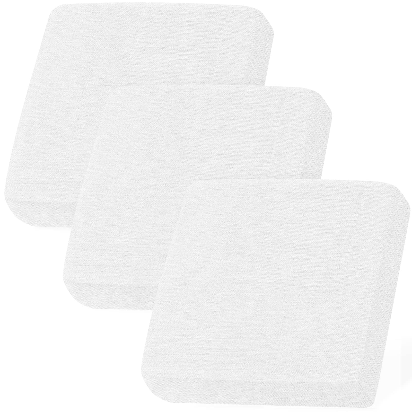 Photo 1 of Naturoom Linen Couch Cushion Covers, Sofa Cover Sofa Furniture Protector Slipcover with Bottom Tie Rope, Soft Non-Slip Non-Wrinkle Suitable for Chair Bench Settee Seat Loveseat White 3 Pieces