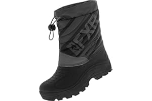 FXR Youth Octane Winter Boot (Black/Charcoal - Child 13)