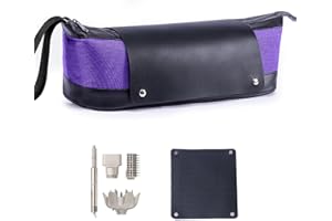 ELCUPA 2IN1 Hair Tools Travel Bag with Removable Heat Resistant Mat Curling Iron Travel Case, Hair Dryer Organizer for Flat Irons, Straighteners and Haircare Accessories, Hot Tools Travel Bag Hair