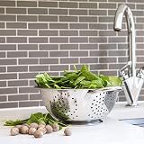 Pendeford 23cm Stainless Steel Colander, Silver, 1-Pack view 2