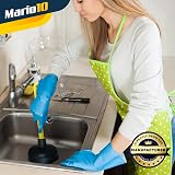 (Set of 2) Mario10 Rubber Sink Plunger 4.52in 5.51in Heavy Duty Unblocker view 7