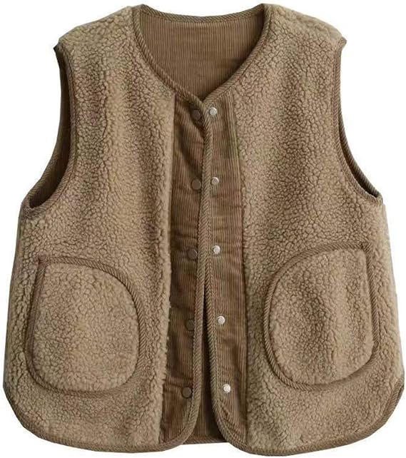 Amazon ユワンyuwan フリースベスト レディース ボアベスト ゆったり 大きいサイズ チョッキ 韓国風 春秋冬 カーキ M アクティブ ベスト 通販 Amazon ユワンyuwan フリースベスト レディース ボアベスト ゆったり 大きいサイズ チョッキ 韓国風 春秋冬 カーキ M アクティブ ベスト 通販