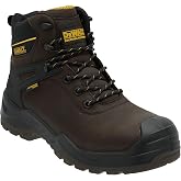 DEWALT Hayes Men's Waterproof, Leather, Steel Toe, Safety Work Boot