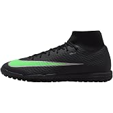 Nike Mercurial Superfly 11 Academy Turf High-Top Soccer Shoes (Black/Black/Illusion Green)
