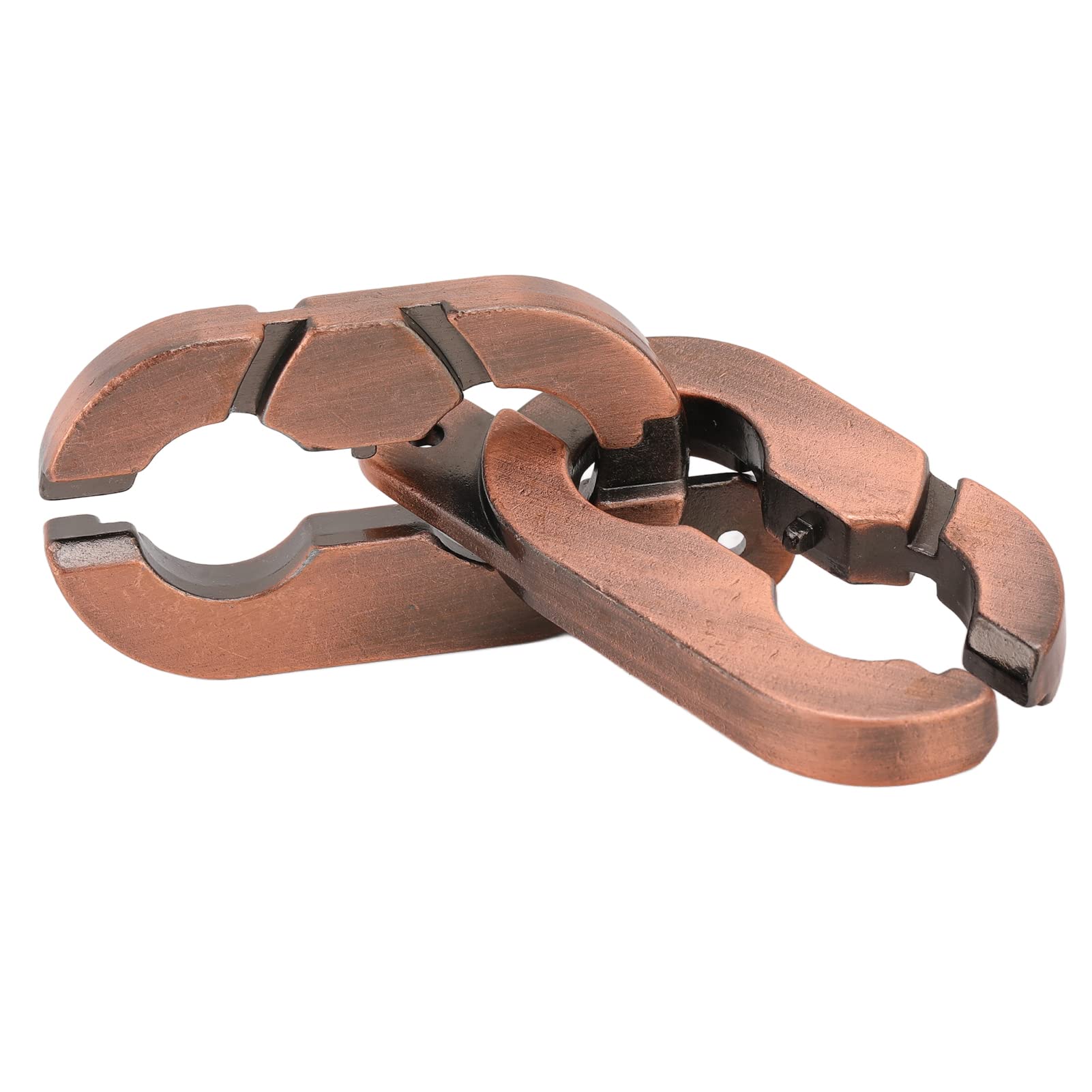 Eujgoov Metal Puzzles Rings Unlock Interlock Game Mind Puzzles for Party Favor Adults Challenge (Alloy)