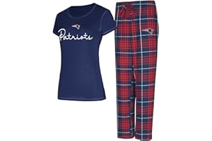 Concepts Sport Women's NFL Vector Top & Flannel Pants Sleep Set