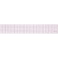 Westcott B-70 8ths Graph Beveled Ruler, 12 in