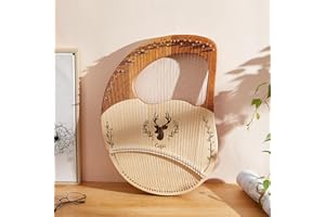 BAMFY Lyre Harp 16,19,32 Strings Lap Harp Traditional Musical Instrument Mahogany Body Portable Lye Harp with Tuning Wrench, 