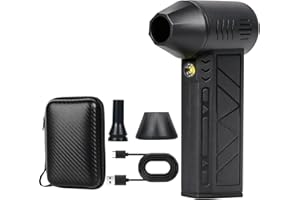 LINYUANT Snow Whiz Turbo Blower, Snowwhiz Turbo Blower with Led, 3 Gear Adjustable Super Power Turbo Breeze Electric Blow, Mini Turbos Snow Blowers for Car for Car,Home,Keyboard,Computer