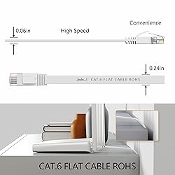 Jadaol Cat 6 Ethernet Cable 100 ft, Outdoor