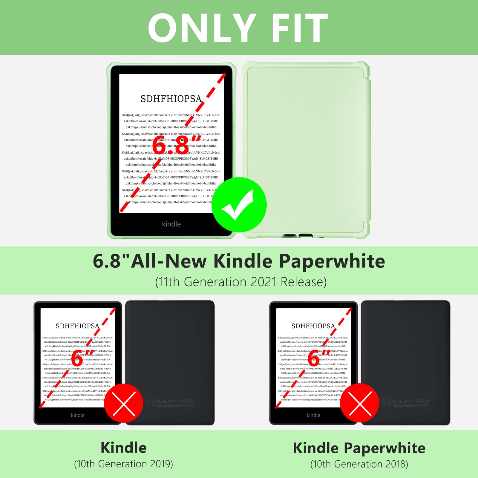Kindle Paperwhite Case for 6.8