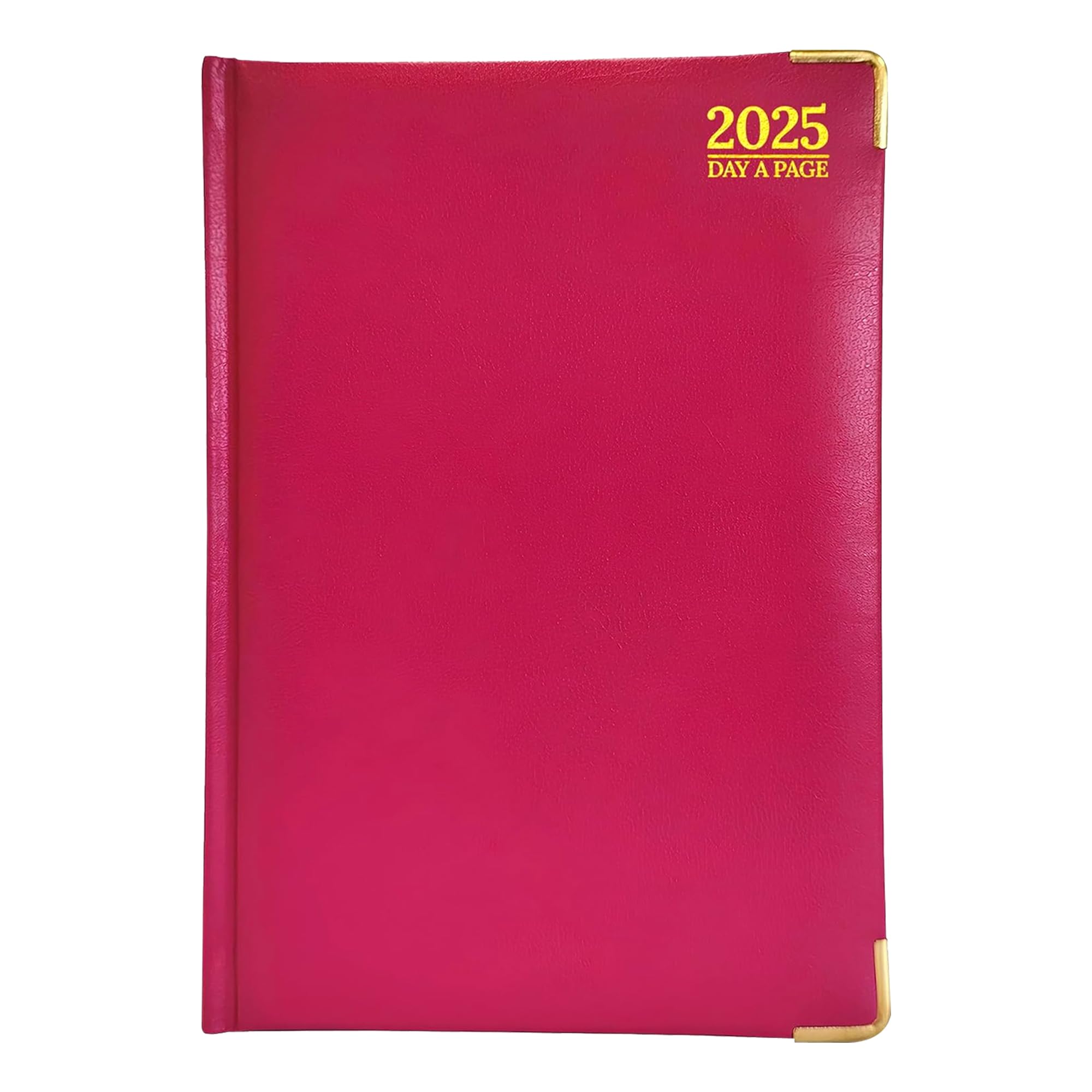 G4GADGET A4 Day A Page 2026 Pink | Hardback Cover | Daily Planner with Note Sections | Professional and Durable