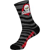 Powell Peralta Ripper Cotton Socks Stripes Charcoal/Black