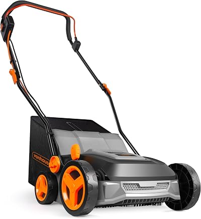VonHaus 1800W Artificial Grass Brush – 370mm Width, 45L Bag, 10m Cable