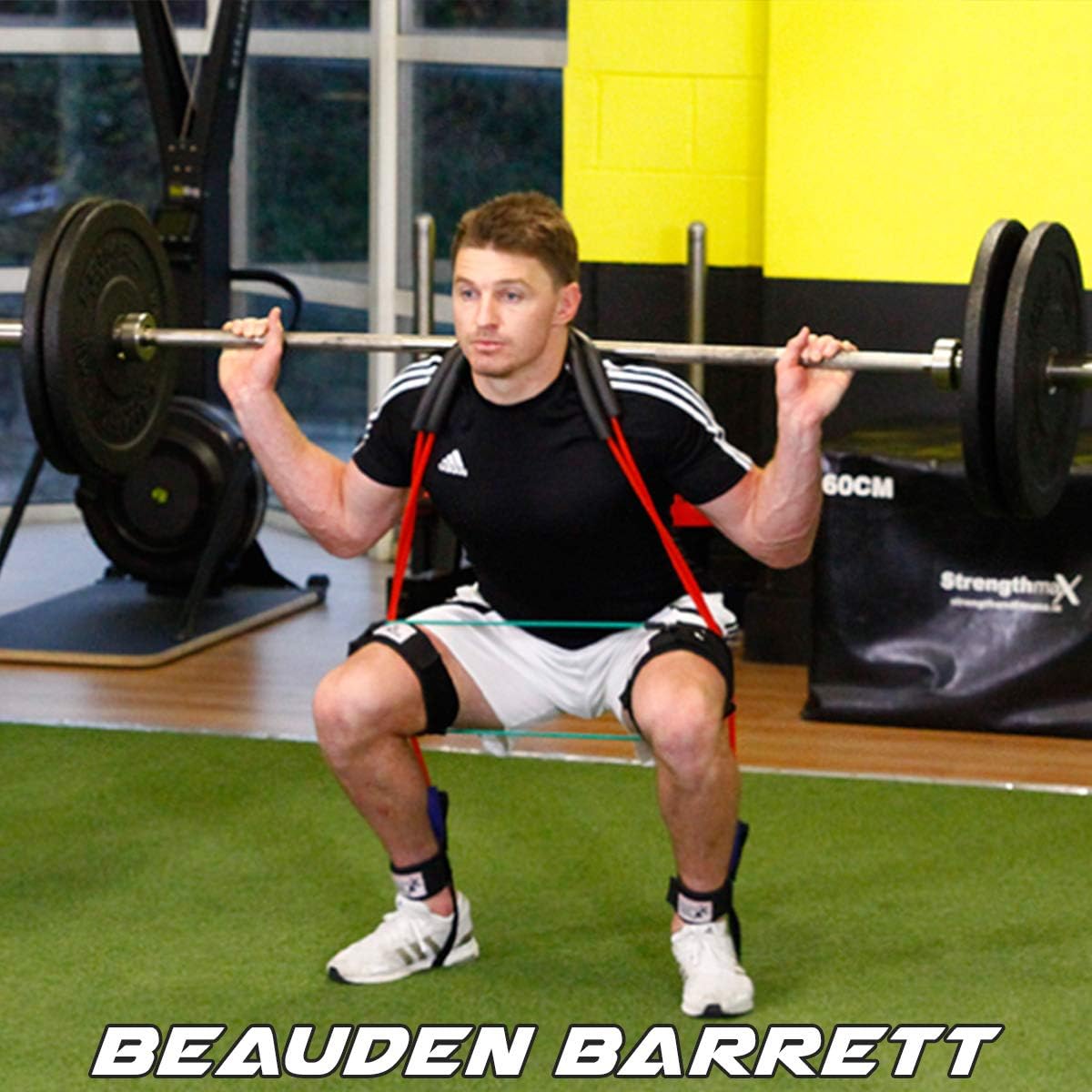 Explosive Power Jumper Resistance Bands For Increased Speed Vertical Jump Leg Strength Agility And Acceleration Used By Athletes Of All Sports Training Program Included Amazon Co Uk Sports Outdoors