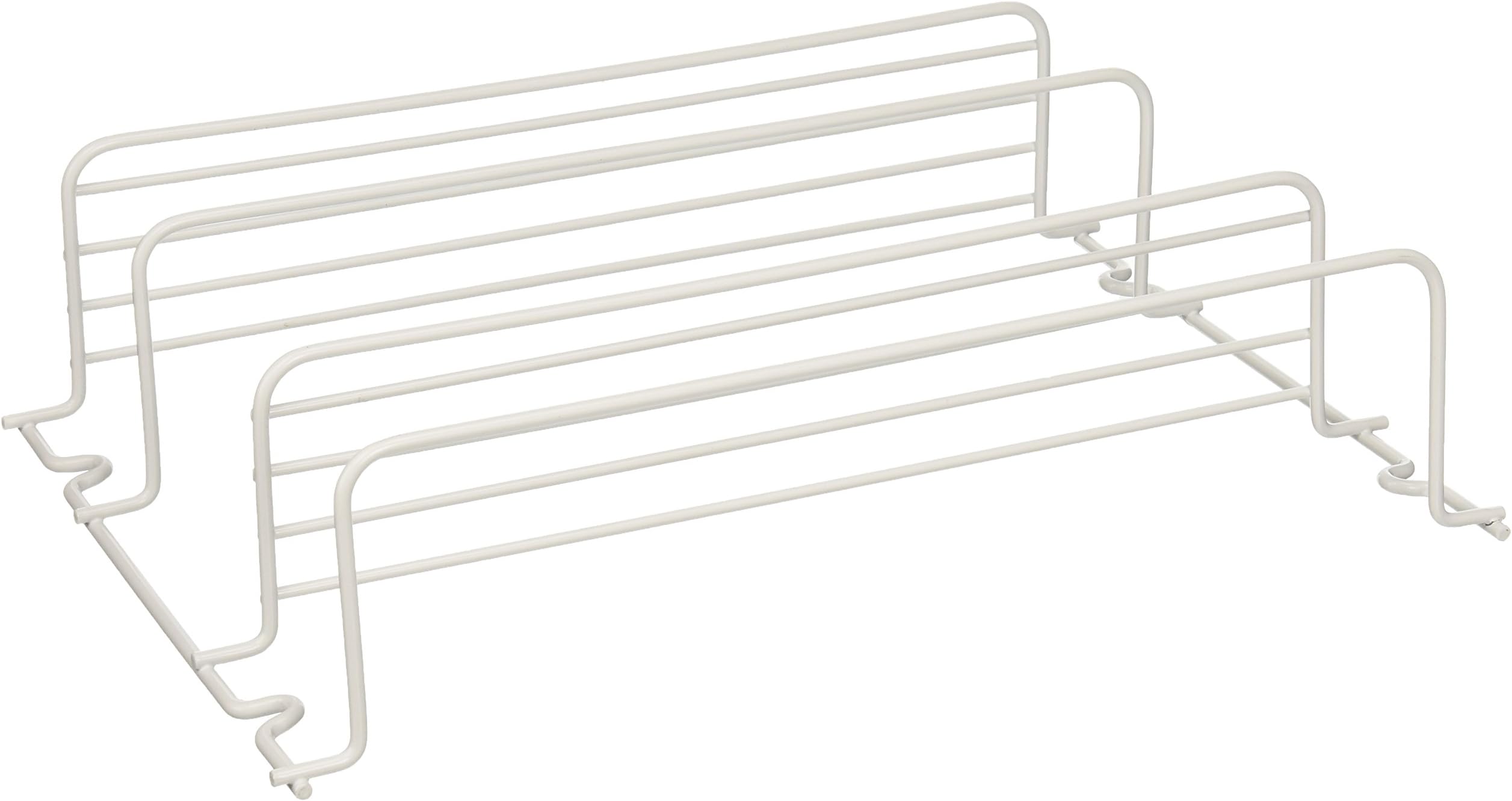 GRAYLINE 40504, Two Shelf Spice Rack, White