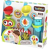 Yookidoo - Spin ‘N’ Sprinkle Water Lab - Wacky Mad Scientist Activity Center - 10 Surprising Sprays - with Detachable Funnel 