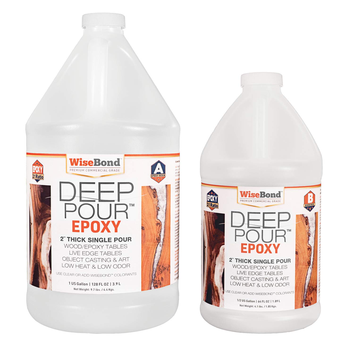 Best Crystal Clear Bar Table Top Epoxy Resin 64 Oz