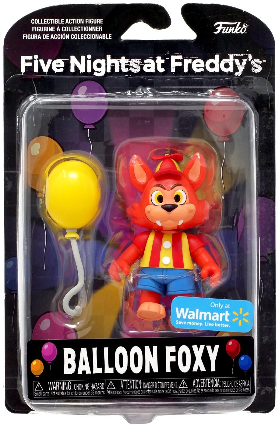 Funko Action Figure: Five Nights At Freddy's (FNAF) SB - Balloon Foxy - Collectable Toy - Gift Idea - Official Merchandise - for Boys, Girls, Kids & Adults
