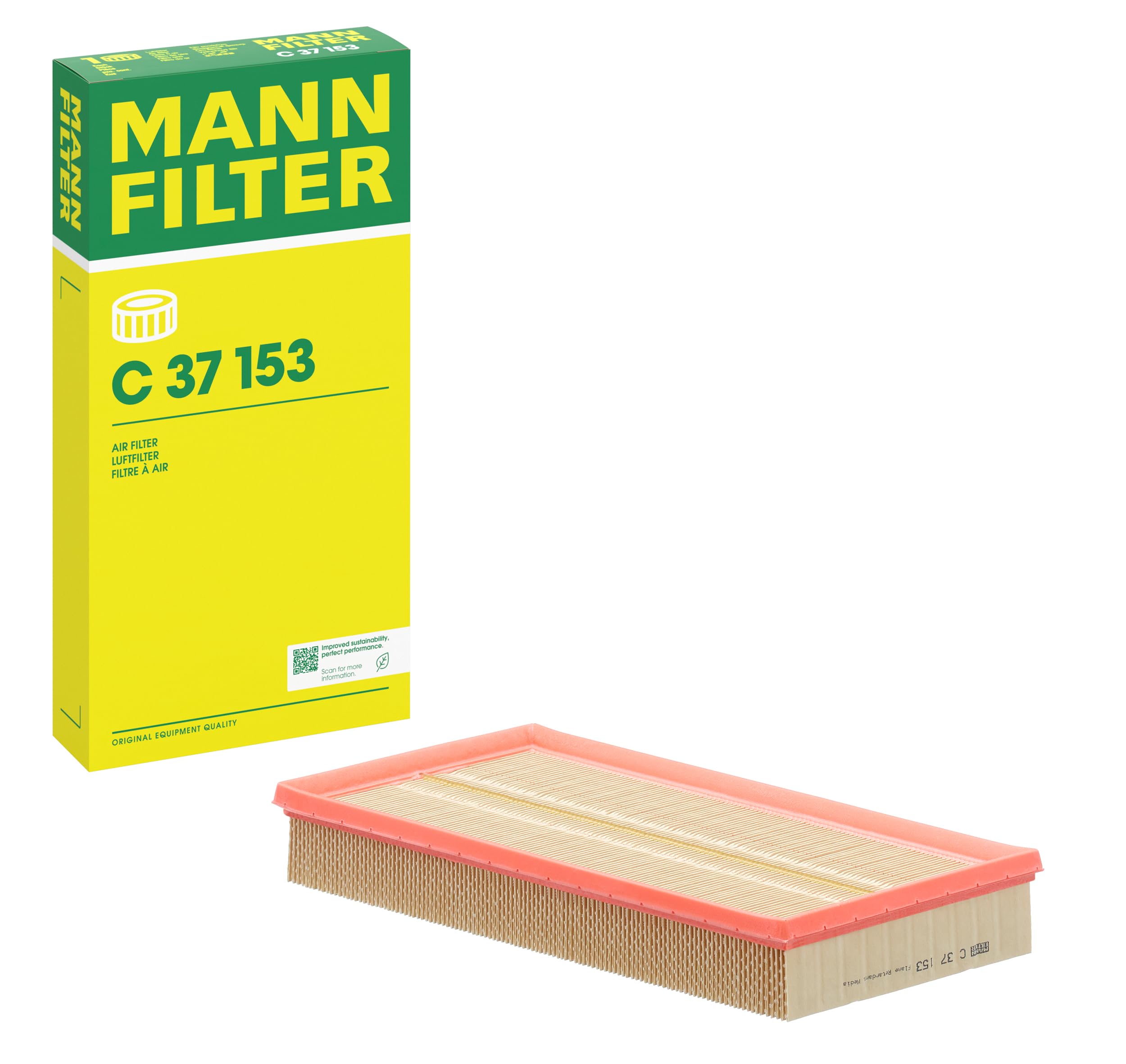 MANN-FILTER C 37 153 Air Filter - for Cars + Transporters