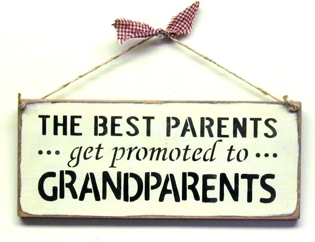 Woodticks Grandparent Sign, The Best Parents Get Promoted to Grandparents, Gift for Parents