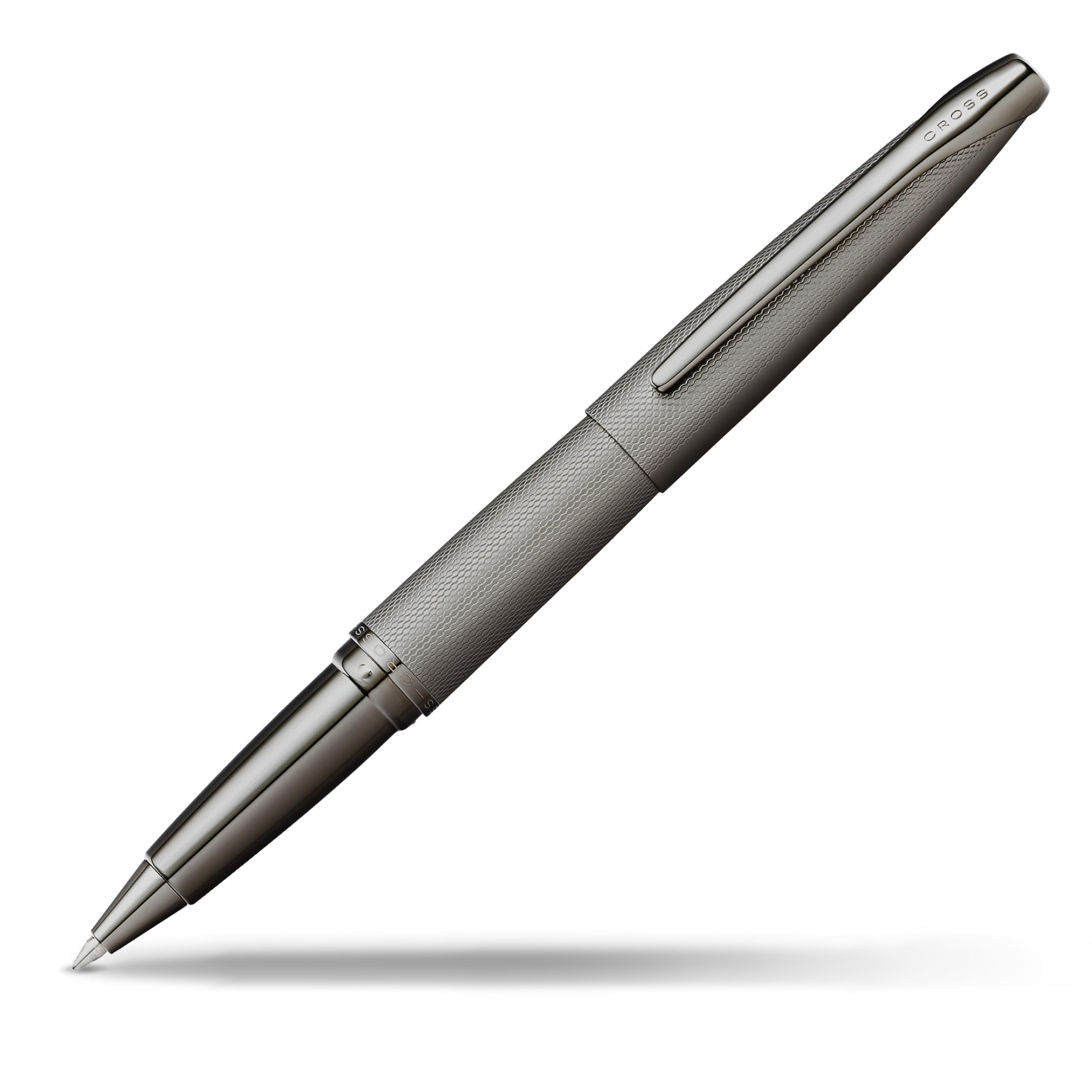 CROSS ATX Sandblasted Titanium Gray Rollerball Pen, Titanium Grey, 885-46