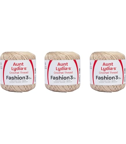 Bulk Buy : Crochet coton classique Crochet fil de tante Lydia taille 10 (3