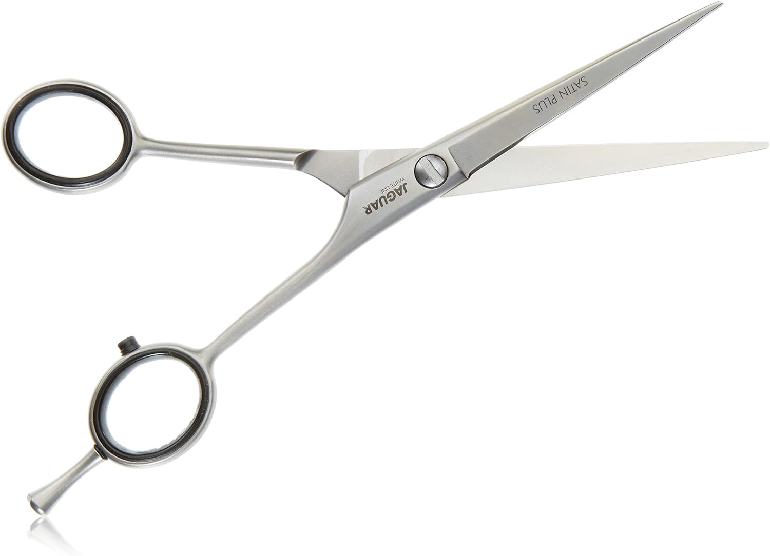 Jaguar Scissor - Satin Plus Range, White,nickel, 6"