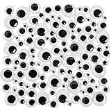 Watch them wiggle eyes, Black(500 PIECES) - BULK