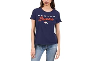 Junk Food x NFL - Retro Script Lines - Officially Licensed Women's Short Sleeve Fan T-Shirt