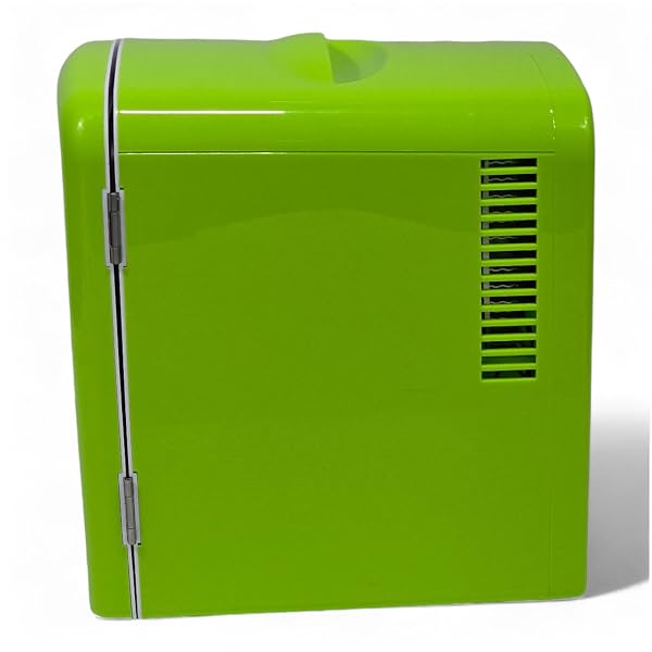 CURTIS MOUNTAIN DEW MIS134MD, MINI PORTABLE COMPACT PERSONAL FRIDGE COOLER, 4 LITER CAPACITY CHILLS SIX 12 OZ CANS, 100% FREON-FREE & ECO FRIENDLY, LIME